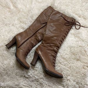 Y2K Leather Tall Boots